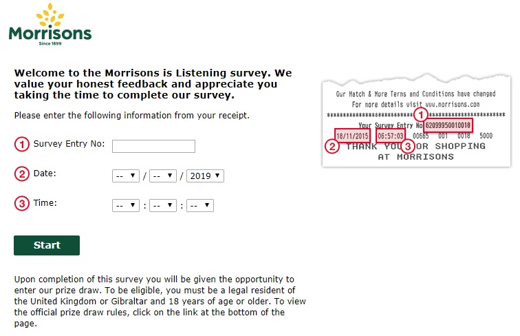 Take Morrisons Survey @ morrisonsislistening.co.uk & Win £ 1000