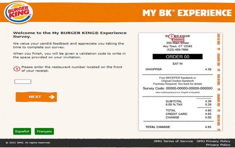 My Burger King Experience Survey At mybkexperience.com